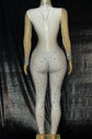 White Diamante Bodysuit