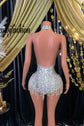 The Ultimate White Crystal Fringe Playsuit for Luxury Celebrations