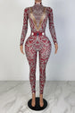 GOLD RHINESTONE BODYSUIT