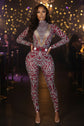 GOLD RHINESTONE BODYSUIT