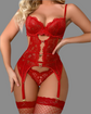 Heart-Shaped Decorative Buckle Pajama