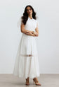 Scalloped lace edging maxi dress – affordable luxury women’s fashion