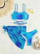 3 pieces quick dry Beachwear