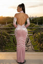 LOLITA RHINESTONE FEATHERS DRESS