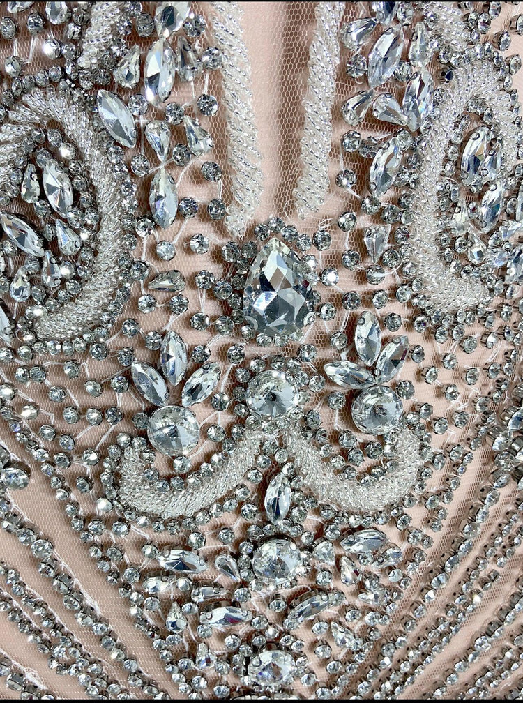 Sliver Birthday Dress, Prom Dress, Birthday Gown, Engagement Dress, Applique Dress, Bodycon Dress, Special Occasion Custom Dress, Mini Dress - Yembifashion 