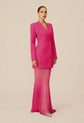 Mimi V-Neck Blazer Maxi Dress