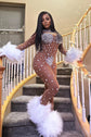 Vero Diamante Bodysuit with sparkling diamante details for a glamorous look