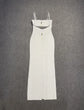 White Off Shoulder Bodycon Long Bandage Dress