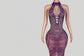 Lisa Off Shoulder Prom Dress in purple
