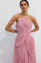 Asymmetry  Midi Dress