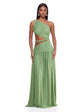 Geen One shoulder maxi dress