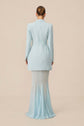 Mimi V-Neck Blazer Maxi Dress