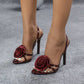 Floral Sandals  High Heels