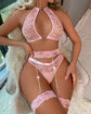 Heart-Shaped Decorative Buckle Pajama