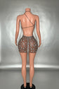 Vero One Shoulder Rhinestone Embellished Mini Dress
