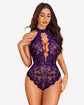 Halter Lace Bodysuit