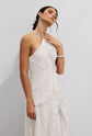 Asymmetry  Midi Dress