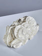 Edy White Flower Satin Bag