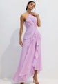 Asymmetry  Midi Dress