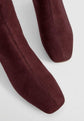 Vera Ruched Slouch Heel Knee High Boots