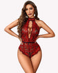 Halter Lace Bodysuit