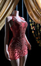 Red Dress With Rhinestone
