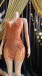 Diamante Dress- Short Dress