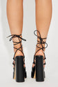 Double Platform Heels – Ultra High Block Heels for Bold Glamour
