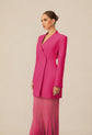 Mimi V-Neck Blazer Maxi Dress
