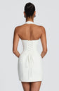 White Off-The-Shoulder Puff Mini Dress Eileen Bubble Skirt Corset Luxury Birthday Dress Yembi Fashion (Copy)