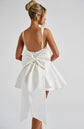 White Off-The-Shoulder Puff Mini Dress Eileen Bubble Skirt Corset Luxury Birthday Dress Yembi Fashion