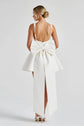 White Off-The-Shoulder Puff Mini Dress Eileen Bubble Skirt Corset Luxury Birthday Dress Yembi Fashion