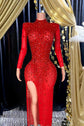 Amazon Red Diamante Dress