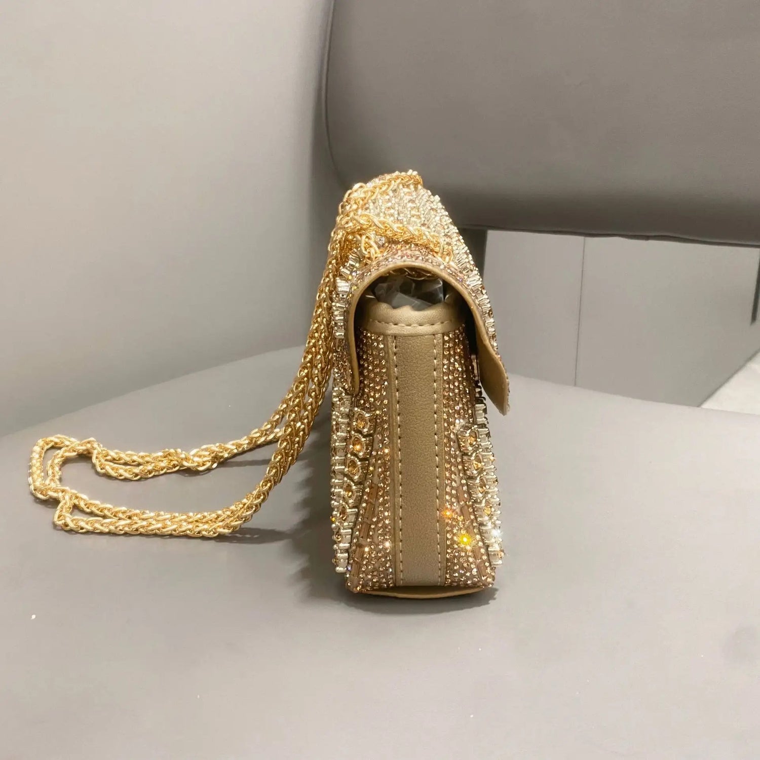 Rhinestone evening bag fashion diamonds handbags luxury chain party handbags / crossbody bags ladies evening bags - Yembifashion 