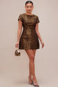 Yvy Leopard Mini Dress – Bold Animal Print