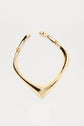 Gold Choker Collar Necklace – Statement Luxury
