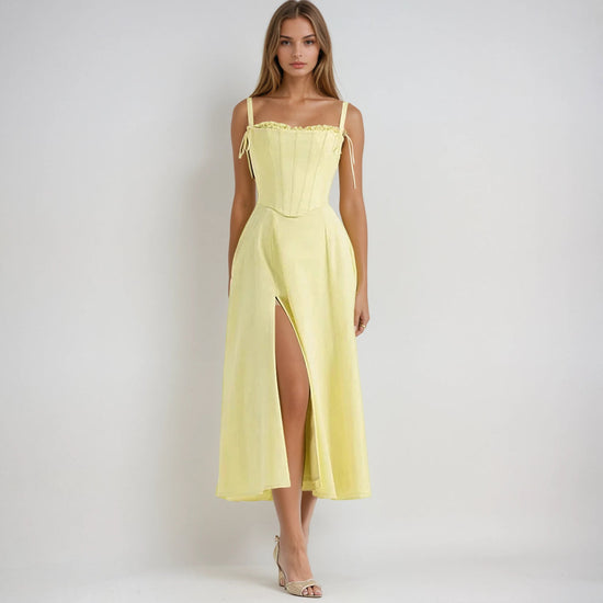 Mira Corset Midi Dress