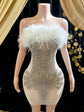 Tulle Rhinestone Dress