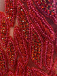 Miki Embllished Red Min Dress