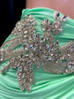 Kim Kardashian-Inspired Two-Piece Tulle Set in soft, flowing fabric for an elegant, chic look