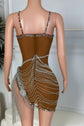Luxury Rhinestone Dress for Women | Crystal Party & Evening Dress