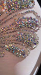 Rhinestone Applique Dress Sleeveless| Birthday Dress| Shiny Evening Celebrate