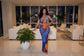 The Ultimate Multicolor Crystal Maxi Dress with Abstract Halter Neck